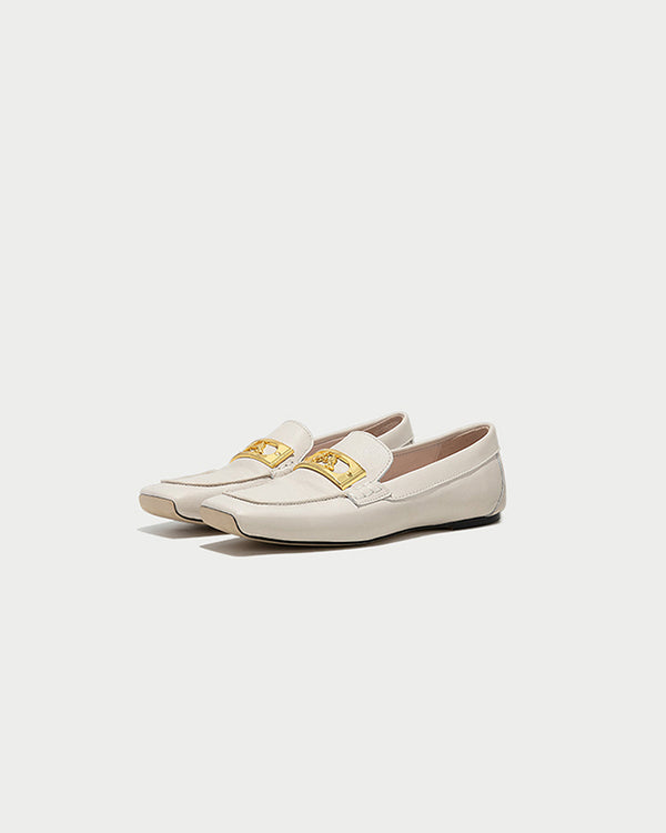 Unicorn series Flats loafers-white